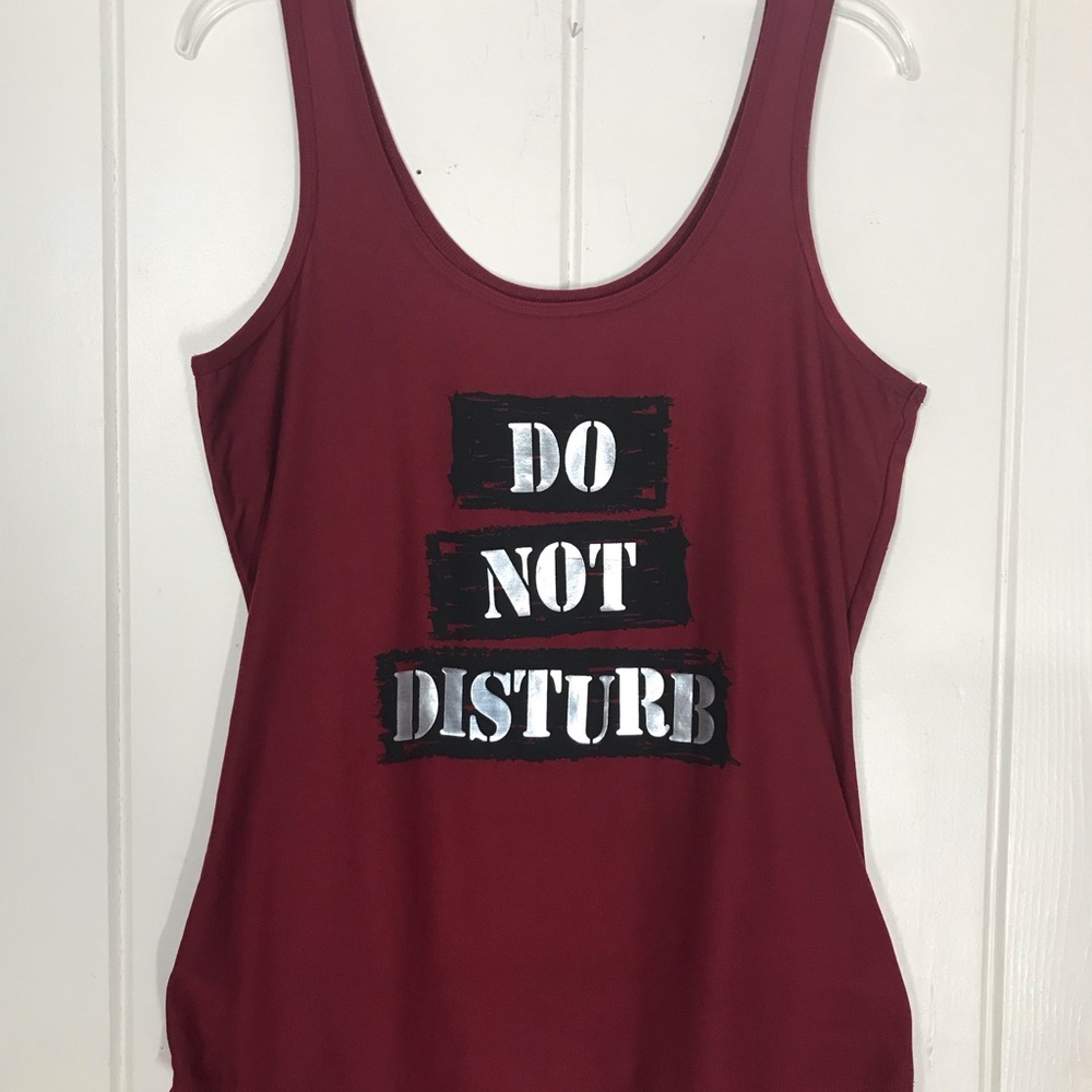No Boundaries Do Not Disturb Tank Top NWOT
XXL 2XL 2XG
92% Polyester 8% Spandex - Picture 5 of 11